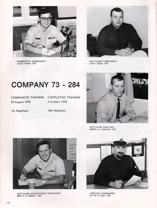 Company 73-284 Recruits Page One 