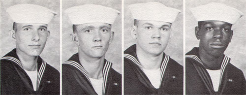 Company 72-016 Recruits, K. N. McCollough, Curtis McCraw, Richard McFeely, Heyward Miller