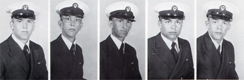 Company 74-121 Recruits, Keith Karsten, Joseph Lawler, John Leatherwood, Jerry McGill, Derek Moreland