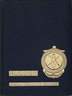 Front C0ver - Navy Boot Camp Book 1977 Company 378 The Rudder