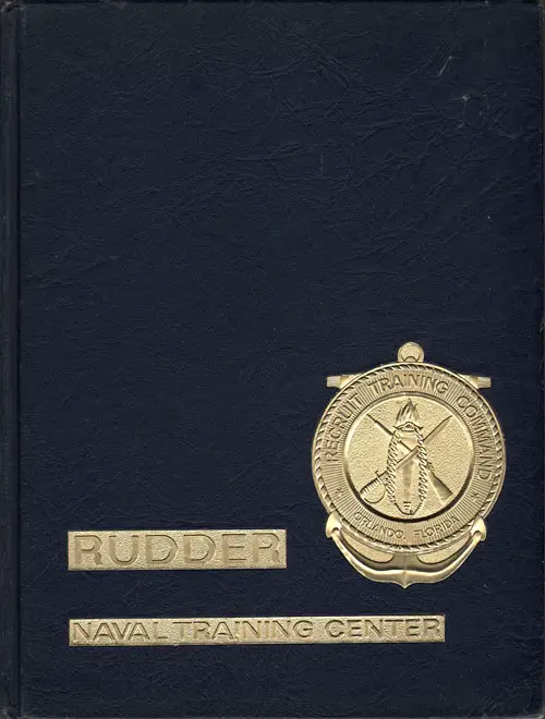 Front C0ver - Navy Boot Camp Book 1977 Company 378 The Rudder