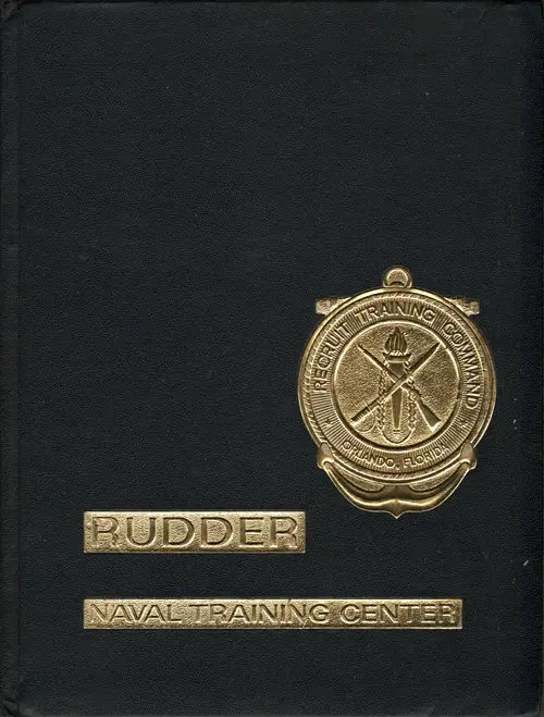 Front Cover, Navy Boot Camp Book 1981 Company K109 The Rudder
