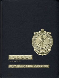 Front Cover, Navy Boot Camp Book 1986 Company C170 The Rudder