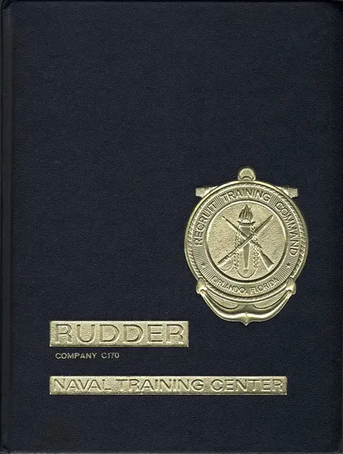 Front Cover, Navy Boot Camp Book 1986 Company C170 The Rudder