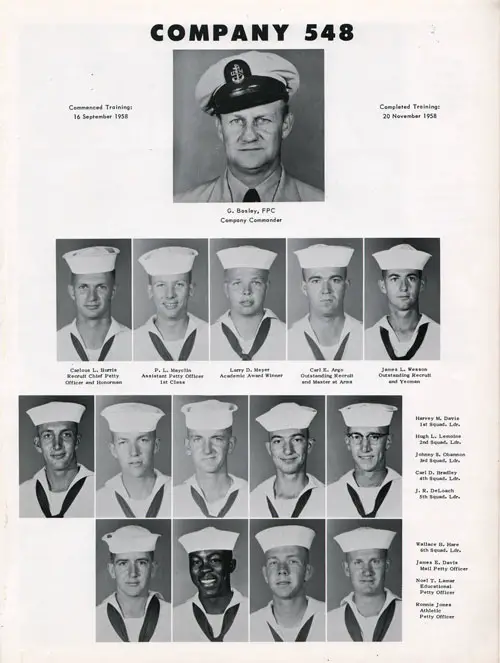 Company 58-548 Recruits Page One