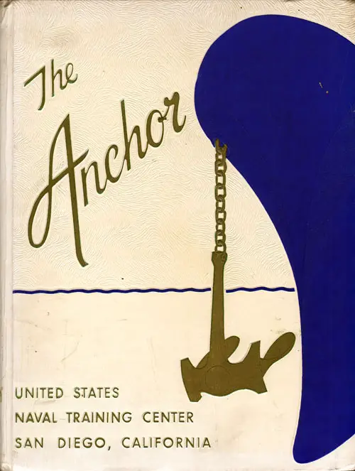 Front Cover, Navy Boot Camp Book 1960 Company 368 The Anchor