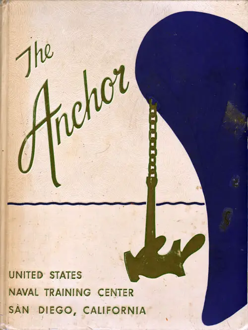 Front Cover, Navy Boot Camp Book 1960 Company 502 The Anchor