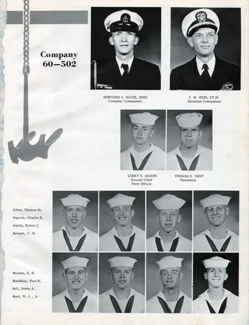 Company 60-502 Recruits Page One