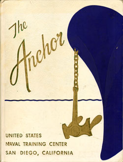 Front Cover, Navy Boot Camp Book 1960 Company 594 The Anchor