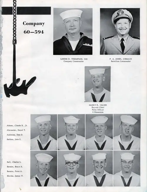 Company 60-594 Recruits Page One