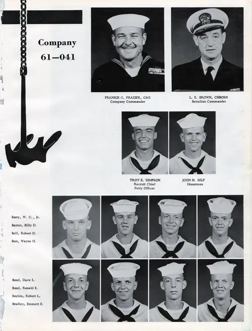 Company 61-041 Recruits Page One