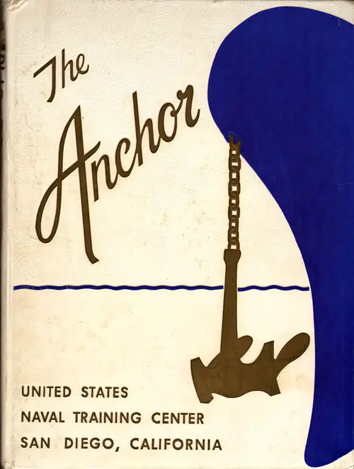 Front Cover, Navy Boot Camp Book 1962 Company 147 The Anchor