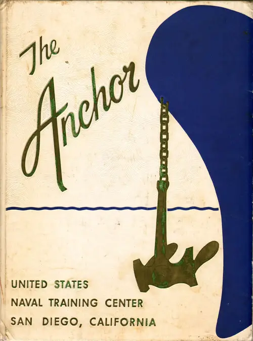 Front Cover, Navy Boot Camp Book 1962 Company 525 The Anchor