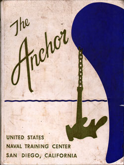 Front Cover, Navy Boot Camp Book 1962 Company 587 The Anchor