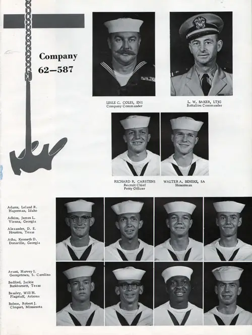 Company 62-587 Recruits Page One