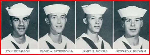 Company 63-421 Recruits, Stanley Balsam, Floyd A. Betterton Jr., James S. Bickell, Edward A. Bingham