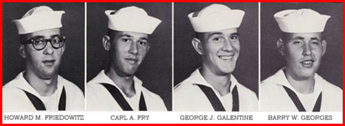Company 63-421 Recruits, Howard M Friedowitz, Carl A. Fry, George J. Galentine, Barry W. Georges