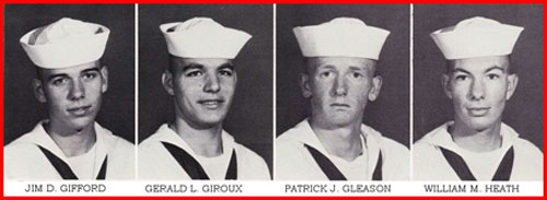 Company 63-421 Recruits, Jim D. Gifford, Gerald L. Giroux, Patrick J. Gleason, William M. Heath