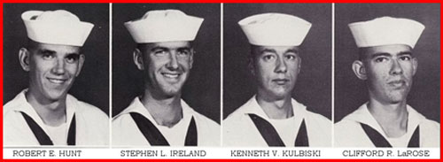 Company 63-421 Recruits, Robert E. Hunt, Stephen L. Ireland, Kenneth V. Kulbiski, Clifford R LaRose