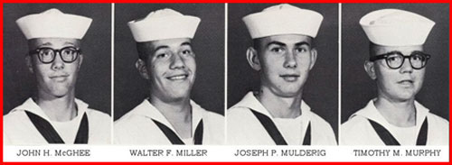 Company 63-421 Recruits, John H. McGhee, Walter F. Miller, Joseph P. Mulderig, Timothy M. Murphy