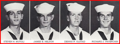 Company 63-421 Recruits, Steven H. Mutoli, James E. Nelson, Dennis R. Olstad, Richard J. Payerchin