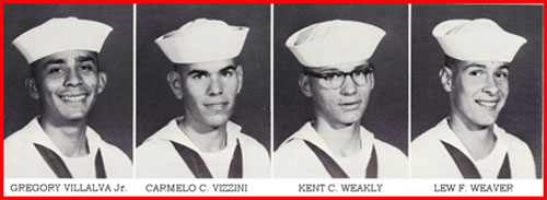 Company 63-421 Recruits, Gregory Villalva Jr., Carmelo C. Vizzini, Kent C. Weakly, Lew F. Weaver