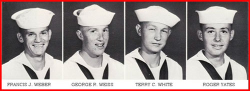 Company 63-421 Recruits, Francis J. Weber, George R. Weiss, Terry C. White, Roger Yates