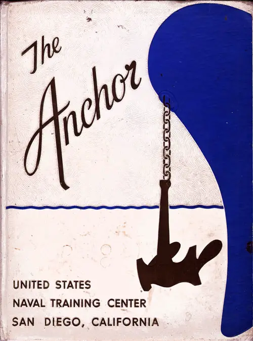 Front Cover, Navy Boot Camp Book 1964 Company 102 The Anchor