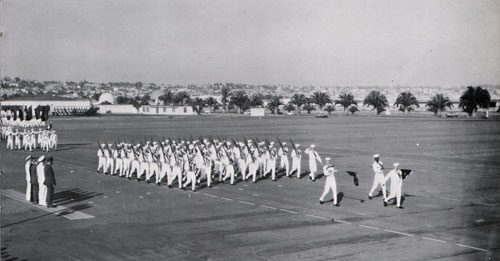 Company 64-322 Recruits Passing in Review
