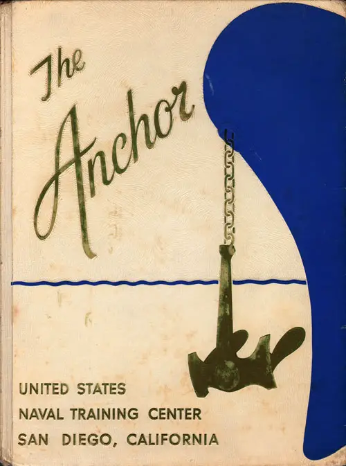 Front Cover, Navy Boot Camp Book 1964 Company 358 The Anchor