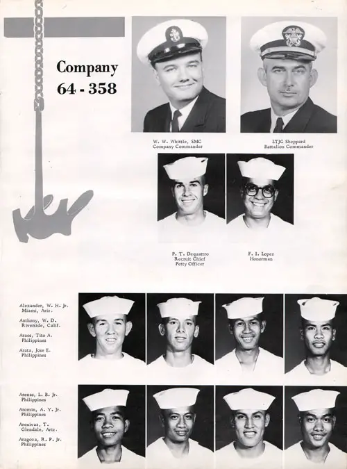 Company 64-358 Recruits Page One