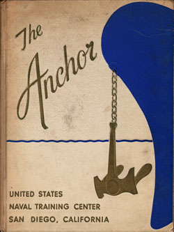 Front Cover, Navy Boot Camp Book 1964 Company 577 The Anchor
