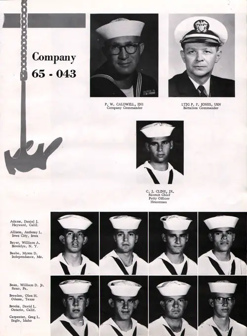 Company 1965-043 Page One