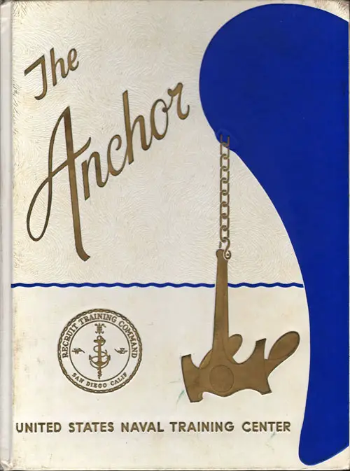 Front Cover, Navy Boot Camp Book 1965 Company 505 The Anchor