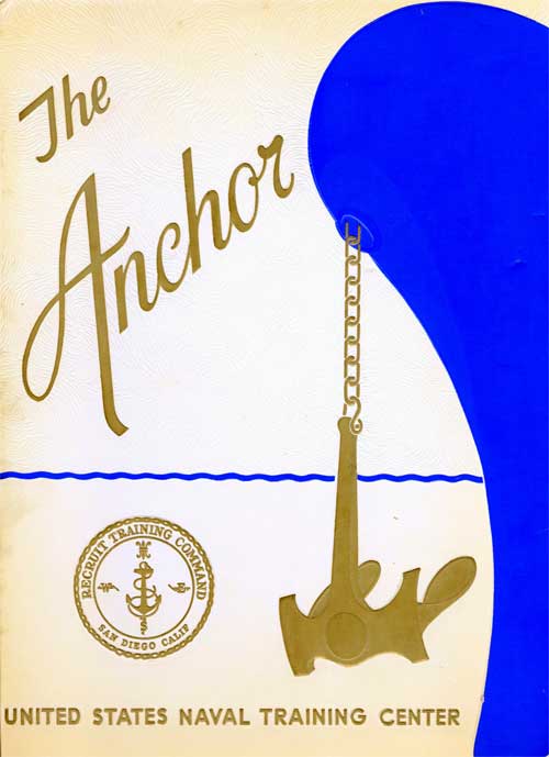 Front Cover, Navy Boot Camp Book 1966 Company 237 The Anchor