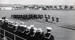 Sailors of Company 67-563 Parade in Review, San Diego NTC (1967)