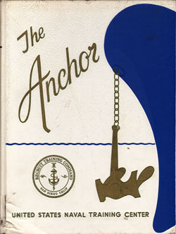 Front Page, Navy Boot Camp Book 1968 Company 054 The Anchor