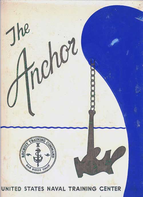 Front Cover, Navy Boot Camp Book 1969 Company 159 The Anchor