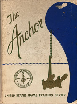 Front Cover, Navy Boot Camp Book 1969 Company 416 The Anchor