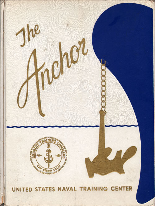Front Cover, Navy Boot Camp Book 1971 Company 331 The Anchor