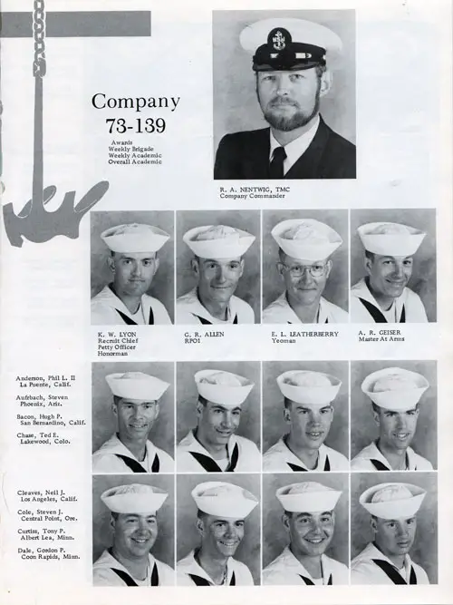 Company 73-139 Recruits Page One 