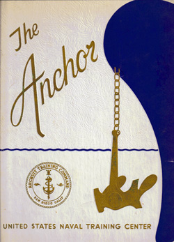 Front Cover, Navy Boot Camp Book 1973 Company 279 The Anchor