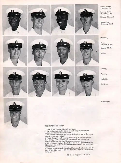 Company 76-025 Recruits Page Four 