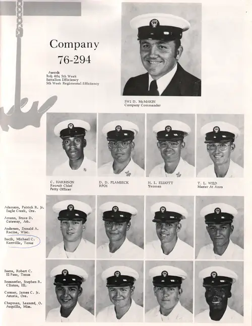 Company 76-294 Recruits Page One