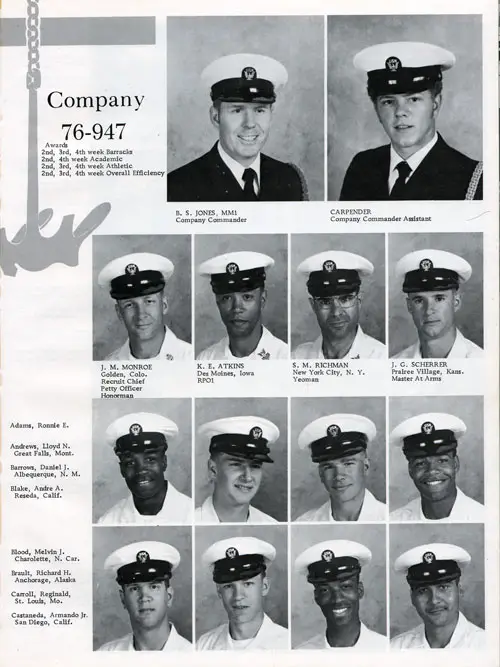 Company 76-947 Recruits Page One 