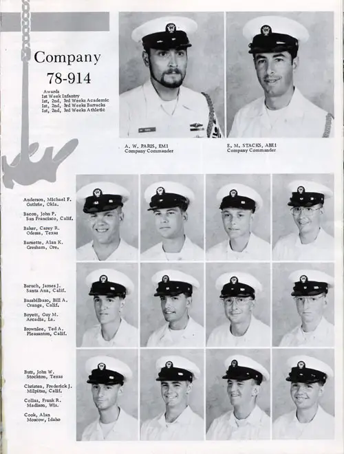 Company 78-914 Recruits Page One