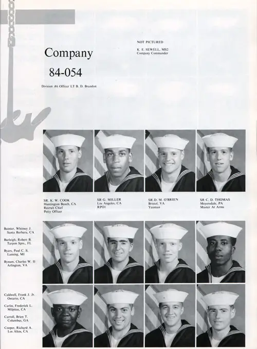 Company 84-054 Recruits Page One 