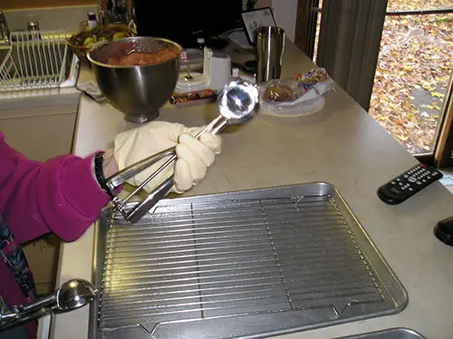 You can also use a Medium-Sized Scoop to measure Out Portion Size in Making a Batch of Swedish Meatballs.