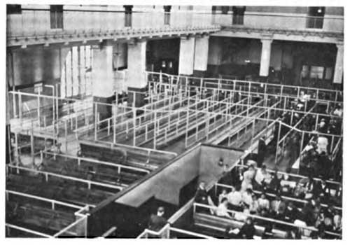 Main Inspection Room at Ellis Island