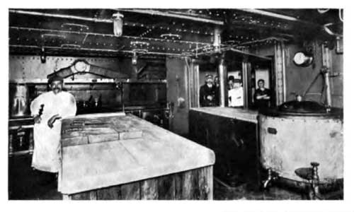 View of the Galley on the SS Lapland